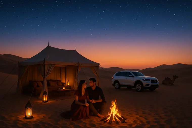 Private Overnight Desert Safari for Two in Dubai: The Ultimate Romantic Getaway